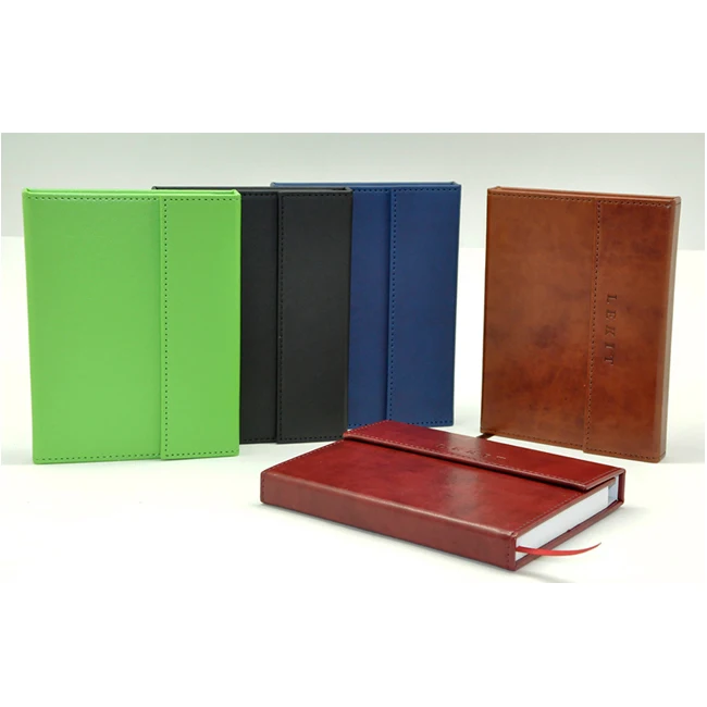 Hot sale magnetic flap 2022 leather diary