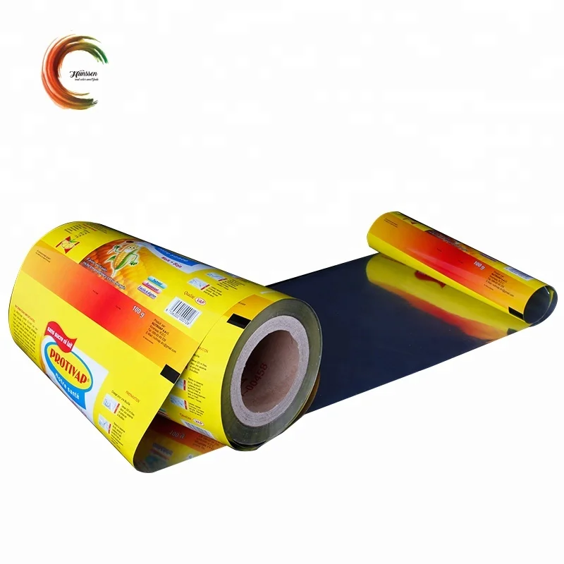 Custom printed laminated corn flour packing bopp film roll with high quality