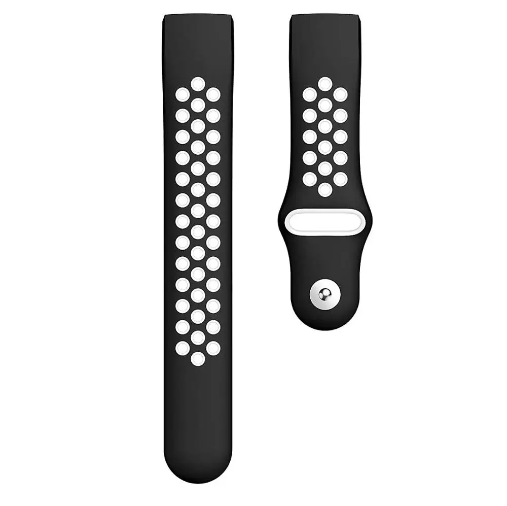 Силиконовый ремешок для фитнес-трекера Fitbit Charge 3 спортивные умные часы двухцветный пористый