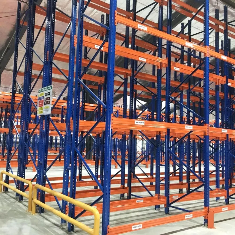 Kingmore Heavy Duty Steel Selective Pallet Rack System for Warehouse Storage