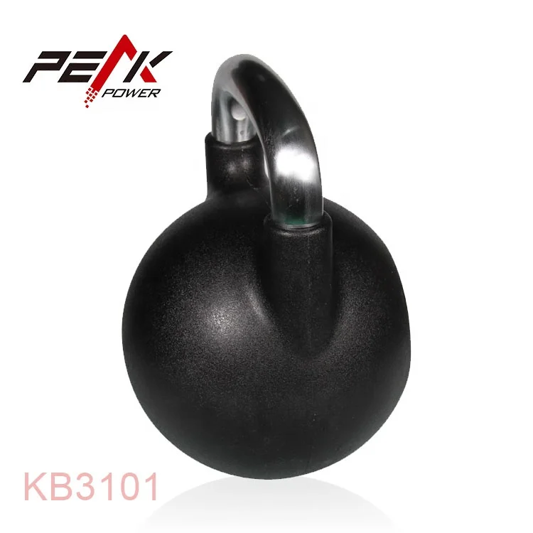 PeakPower High Quality  Hot Sale Custom Logo Glittering Urethane KettleBell