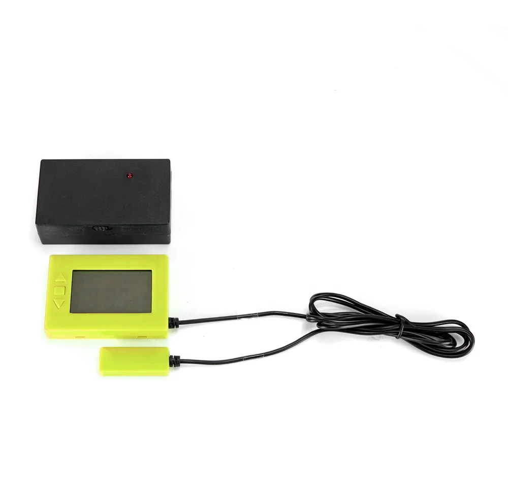 Motorcycle Car Racing Infrared Lap timers chargeable In Yellow