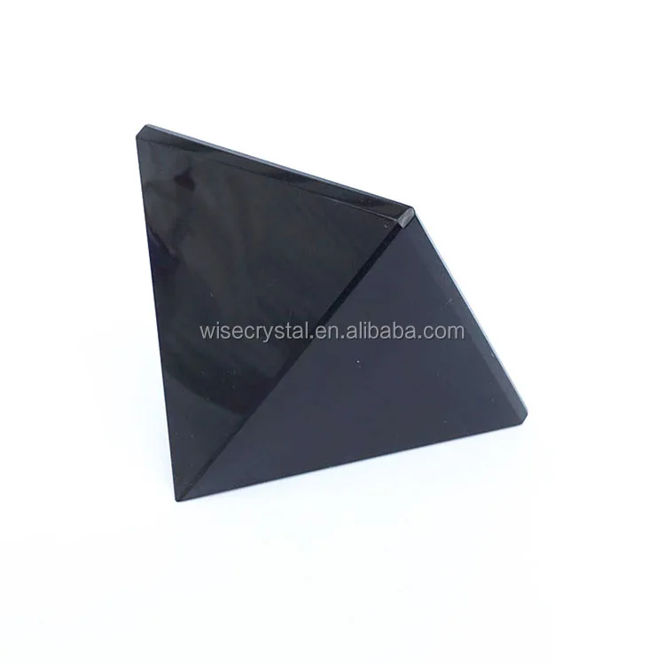 Quartz positive energy healing obsidian crystal pyramid Wholesale chakra