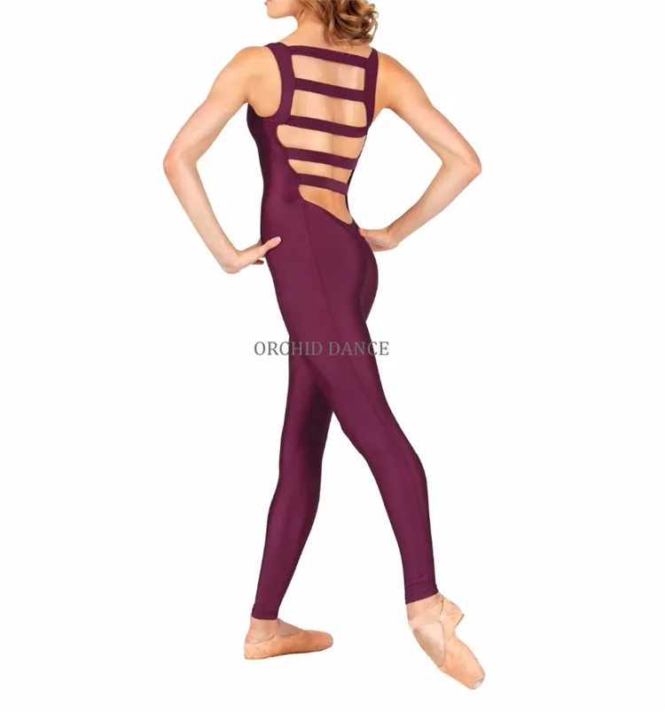 Hot Sale High Quality Low MOQ Shiny Lycra Women Girls Sexy  Unitard Dance