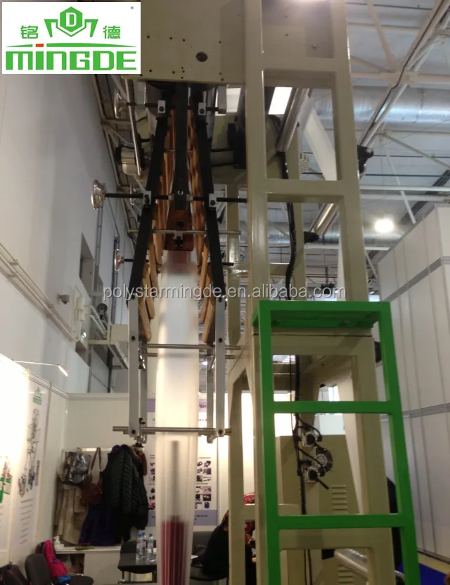 
500mm film width mini type film blowing machine to make plastic rolls blown film extrusion machine production line 