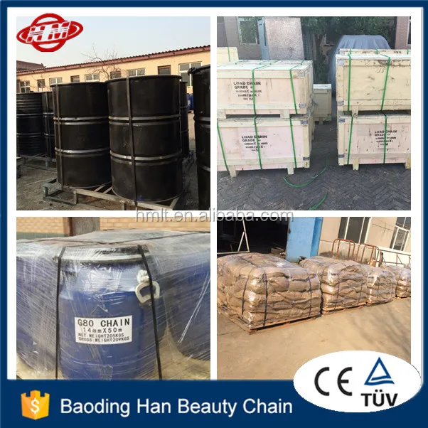 heavy duty black iron link chain