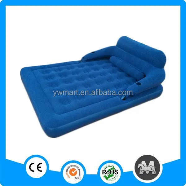 New arrival product fashion PVC flocked inflatable mattress air bed double