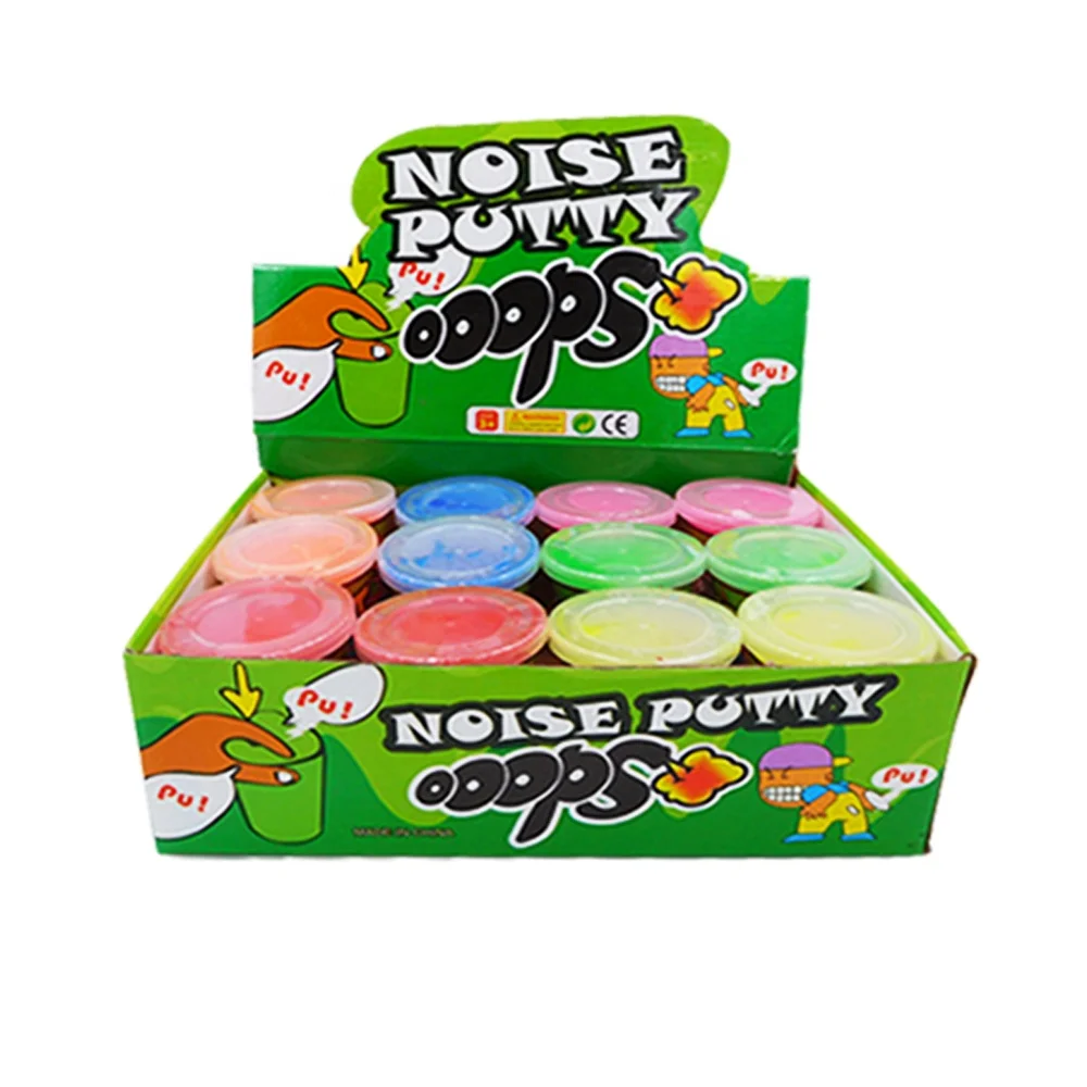 Funny Prank Flarp Fart Noise Putty Slime Toys For Kids Bouncy Ball Squish to Make Gas Sounds