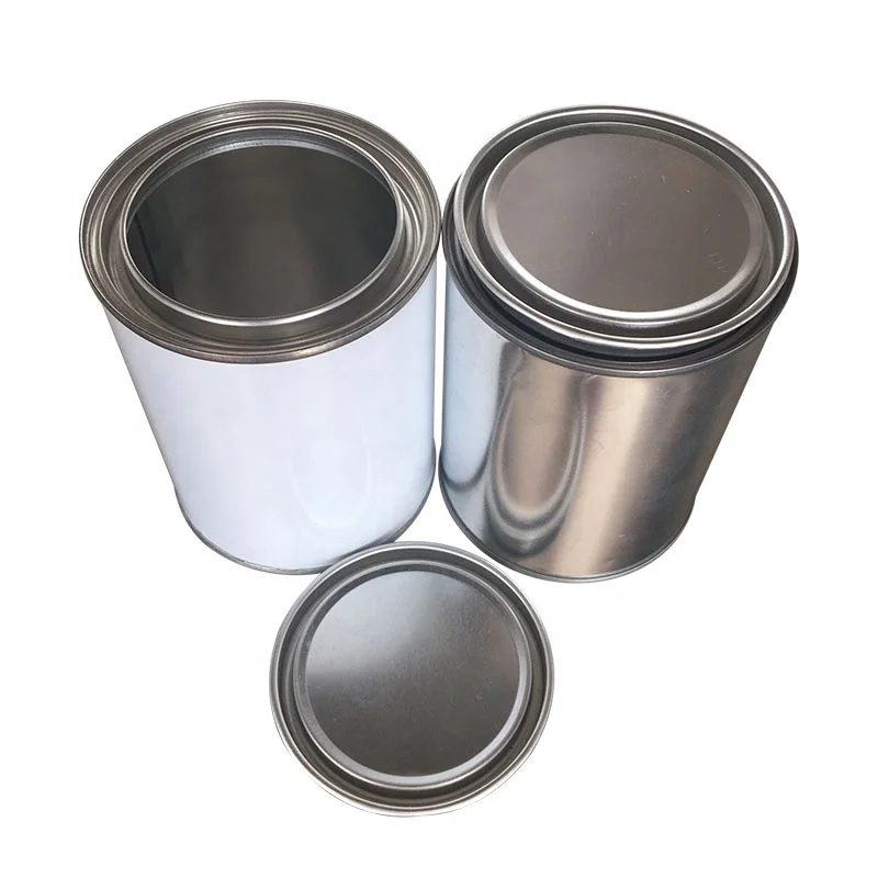 Пустые банки для краски 1 пинта с рычажными крышками, металлические банки для краски, жестяная банка для клея и покрытия