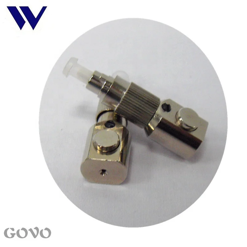 FC SC Square and round type fiber optic bare fiber adapter