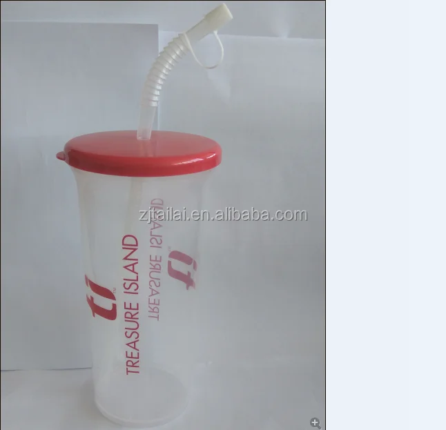 with TEST REPORT hard rock cansino BPA FREE with lid and straw pp plastic big 32 oz pool cup