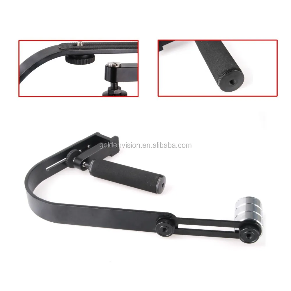 JGJ Hot Sale Camera Stabilizer DSLR Handheld Video Support for GoPro 1 2 3 3+ 4 4 Session Canon Nikon and Other SLR Camera