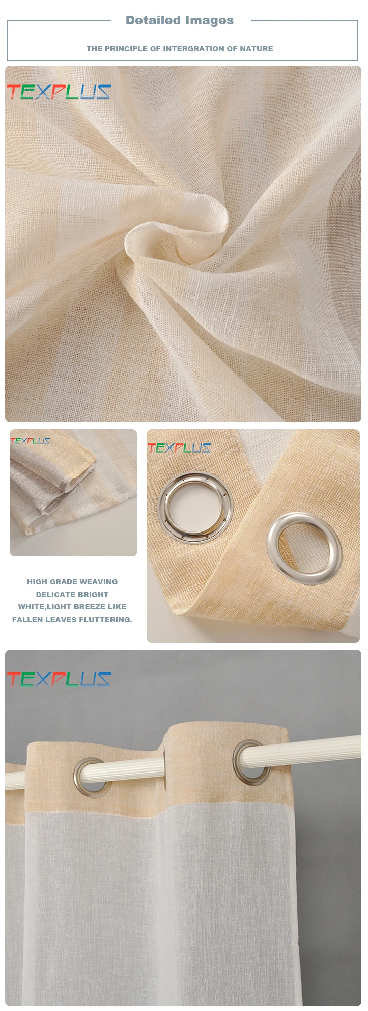 
2021 Hot Sale Romantic String Turkish Curtains 