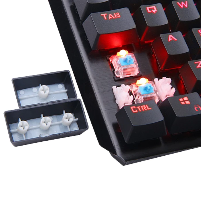 Hot Sale Red Dragon K555 PC Gamer Metal Mechanical Keyboard 104 Keys