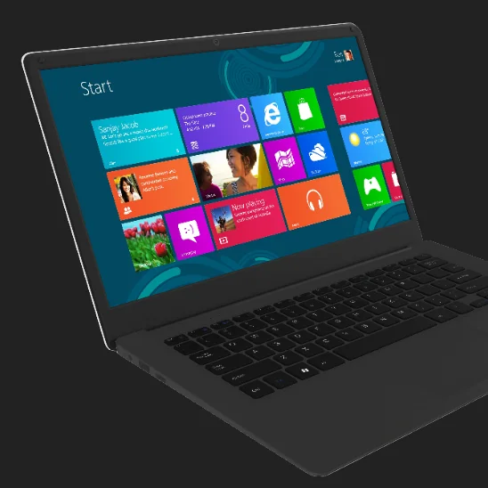 
Win7/8/10/LIUNX Cheap Laptop Computer Core i7 13.3inch Intel Atom Laptop Notebook N1400A 