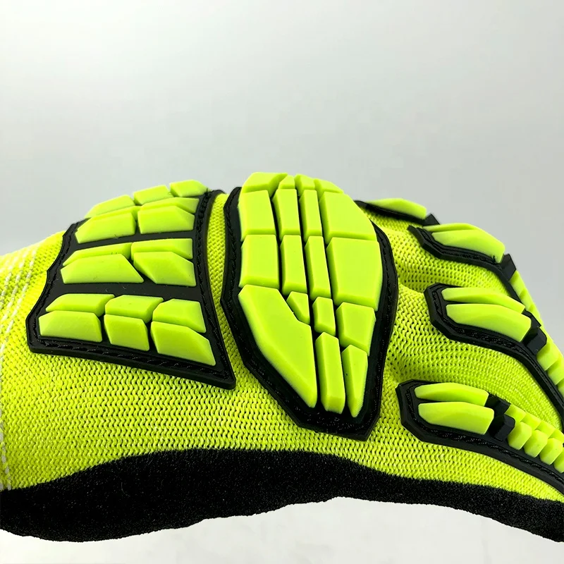 NMsafety  heavy duty labor protection oil and gas TPR impact Gloves CE EN388 4544EP