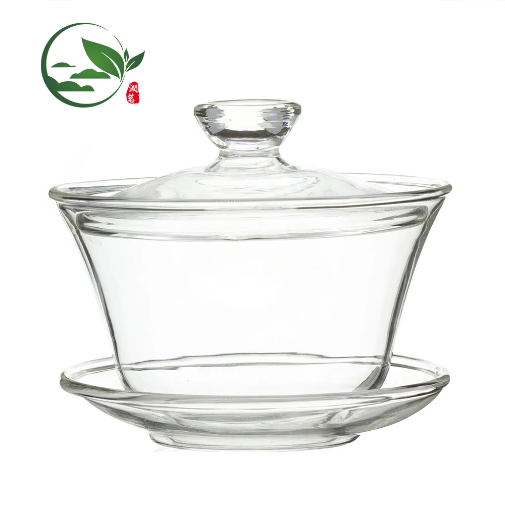 Боросиликатного термостойкого рот шар надувается отдельно ясная стеклянная гайвань (средний размер 160 мл)