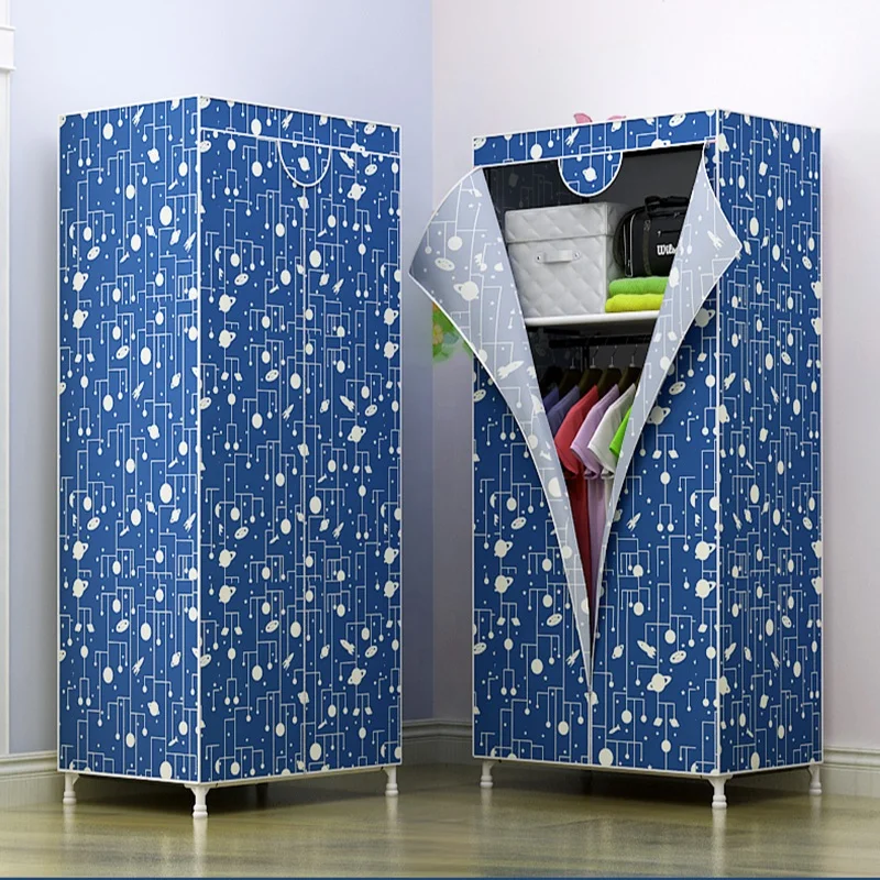 
Portable Clothes Closet Waterproof cloth Wardrobe Storage Organizer 