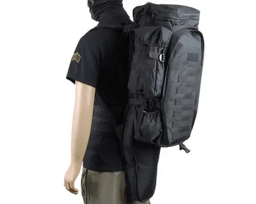 
Black tactical pistol gun shooting range duffle bag 