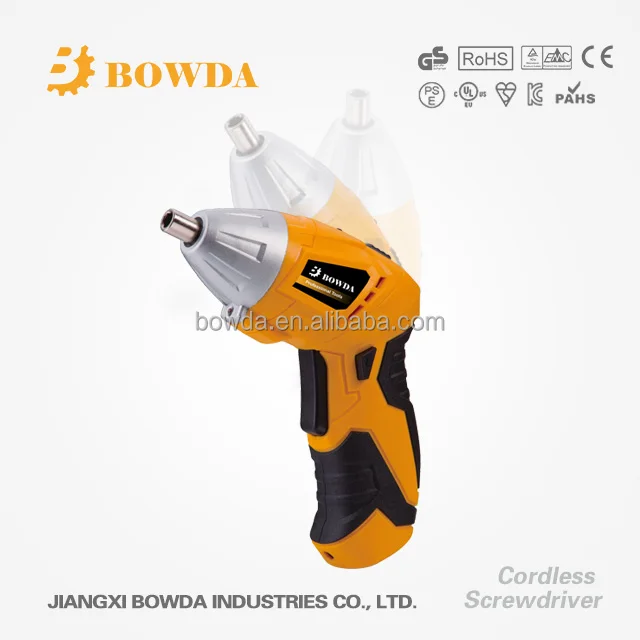 
LED Battery Power Indicator 3.5 N.M Electric Screwdriver Rechargeable 