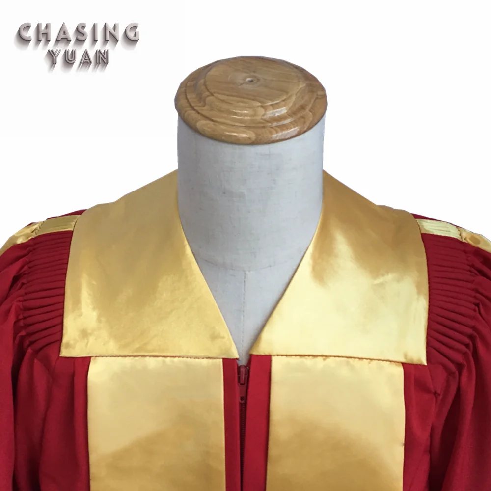 Wholesale Luxurious Red Church Choir Robe