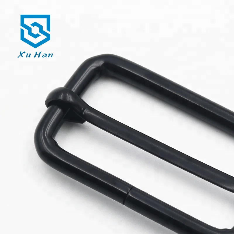 High quality metal tri-glide slider adjustable buckle for adjusting backpack and garment tapes.