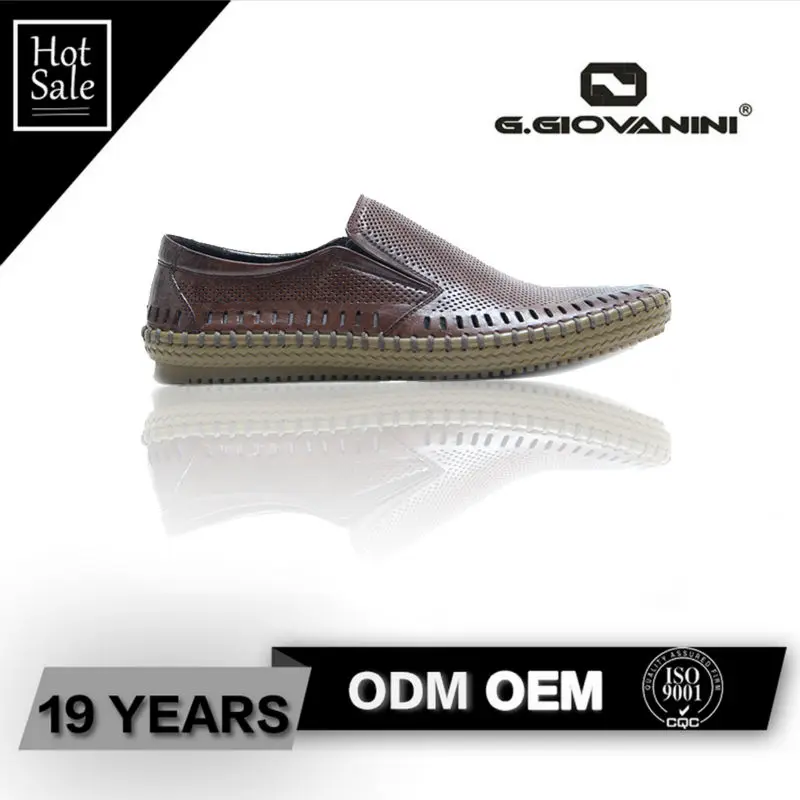 Горячая мода кожаные ботинки недорогой штамповки водитель красный лето италия мужчины повседневная обув человек случайный обуви