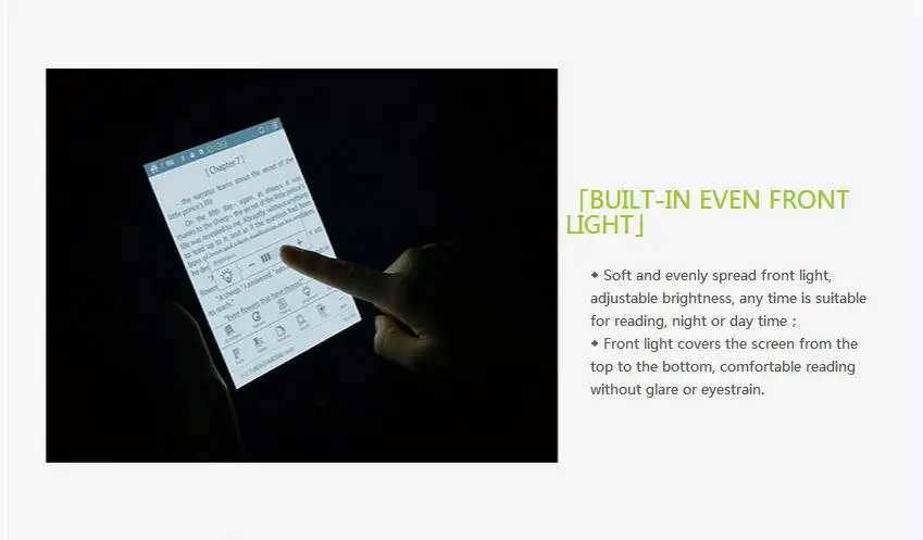 Новейший 6 8 дюймов Carta ОНИКС Boox T76ML чтения электронных книг считыватель штрих-кода с 2 Цвет передний свет отлично сохраняет тепло холодной для продажи