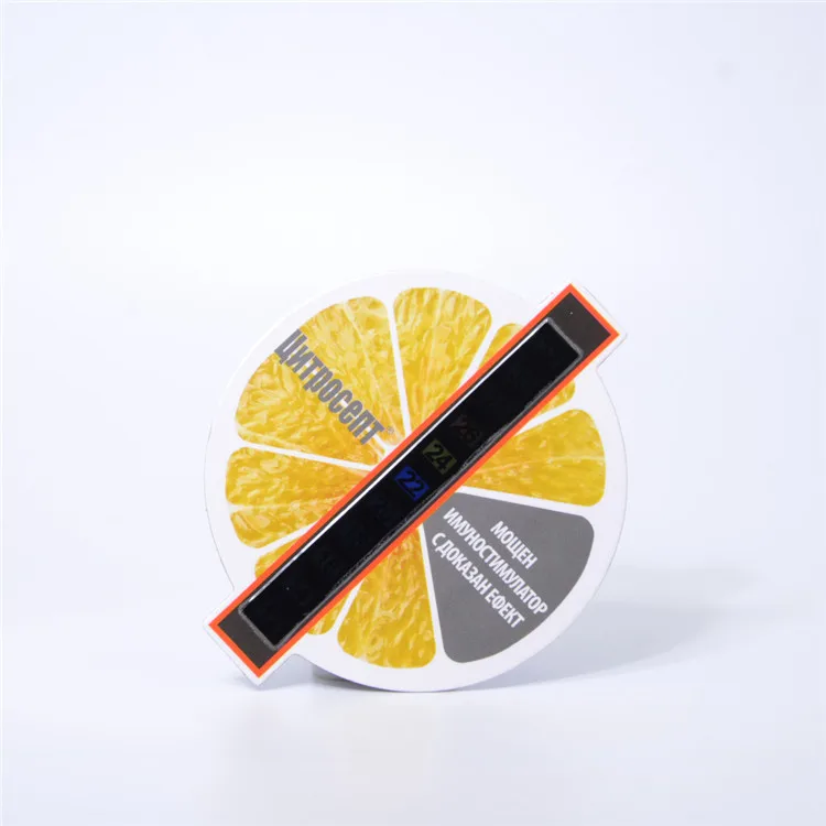 OEM Custom Design Cute  LCD  Room Thermometer Card Thermometer Strip