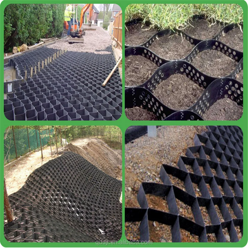 
Plastic Building Materials HDPE geocell used in road construction 