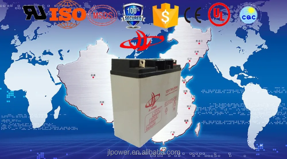 12v 17ah solar battery 12v 17ah agm battery/gel battery