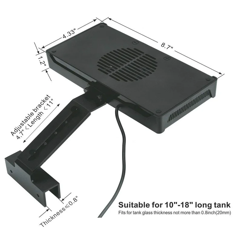 SPECTRA M029 Aqua Knight LED Marine Aquarium Light 30W Saltwater Lighting Coral Reef Fish Nano Fish Tank Lighting Lamp