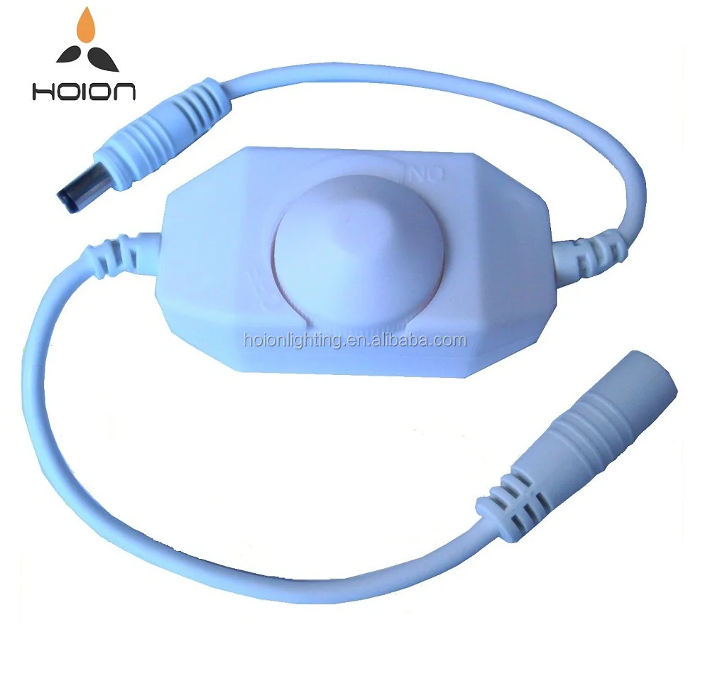 12v 24v rotary small inline led dimmer single color mini led dimmer 3 years warranty