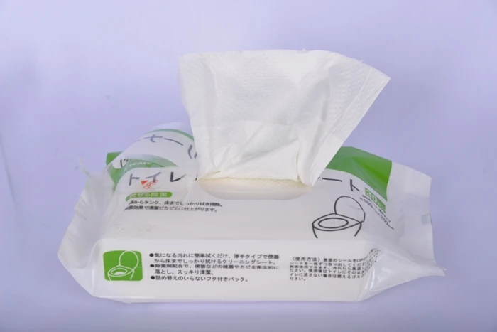 Privete label eco-friendly anti-bacterial bathroom and toilet seat wet wipes