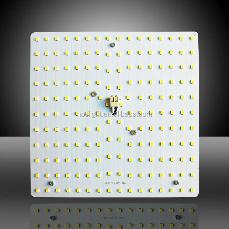 
 220 В переменного тока, алюминиевая основа, 2835 smd светодиодный потолочный платой квадратный 130*130 мм 15 Вт Hoslight светодиодный модуль переменного тока 220 В напрямую  