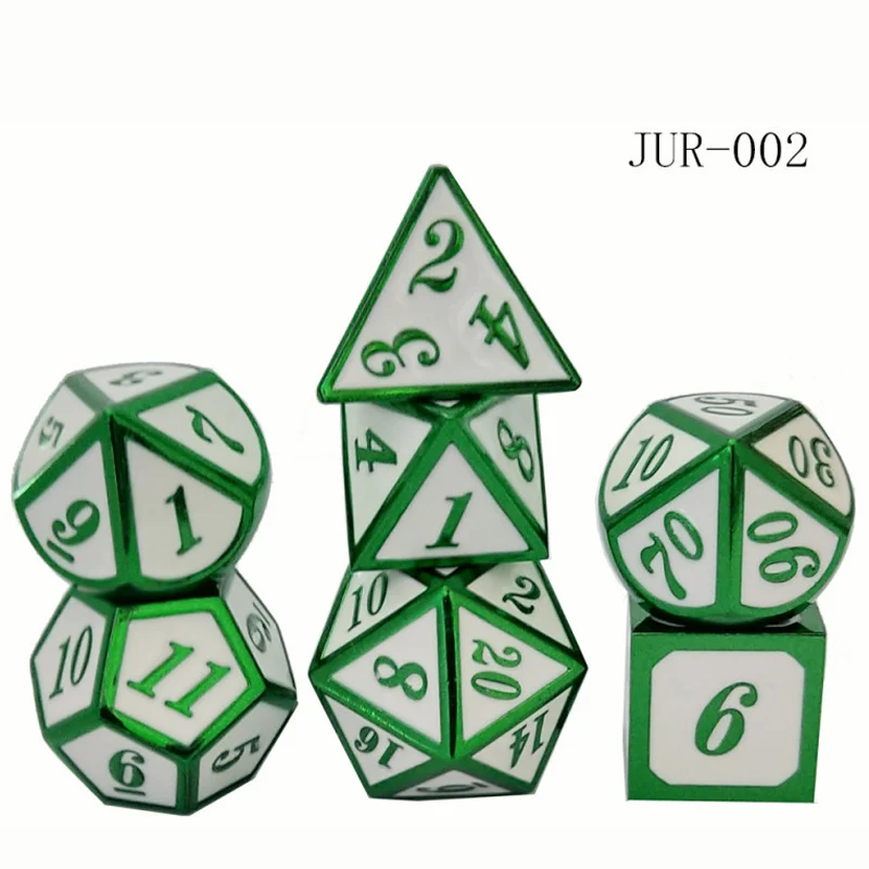 
Source factory specializing in making zinc alloy multi-sided metal dice game entertainment dice 