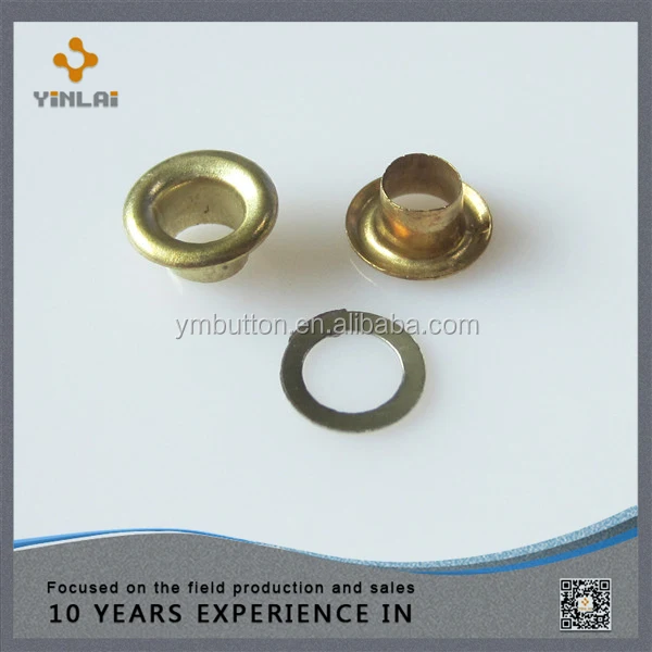 Fancy round iron eyelets for shoes bag parts eyelets