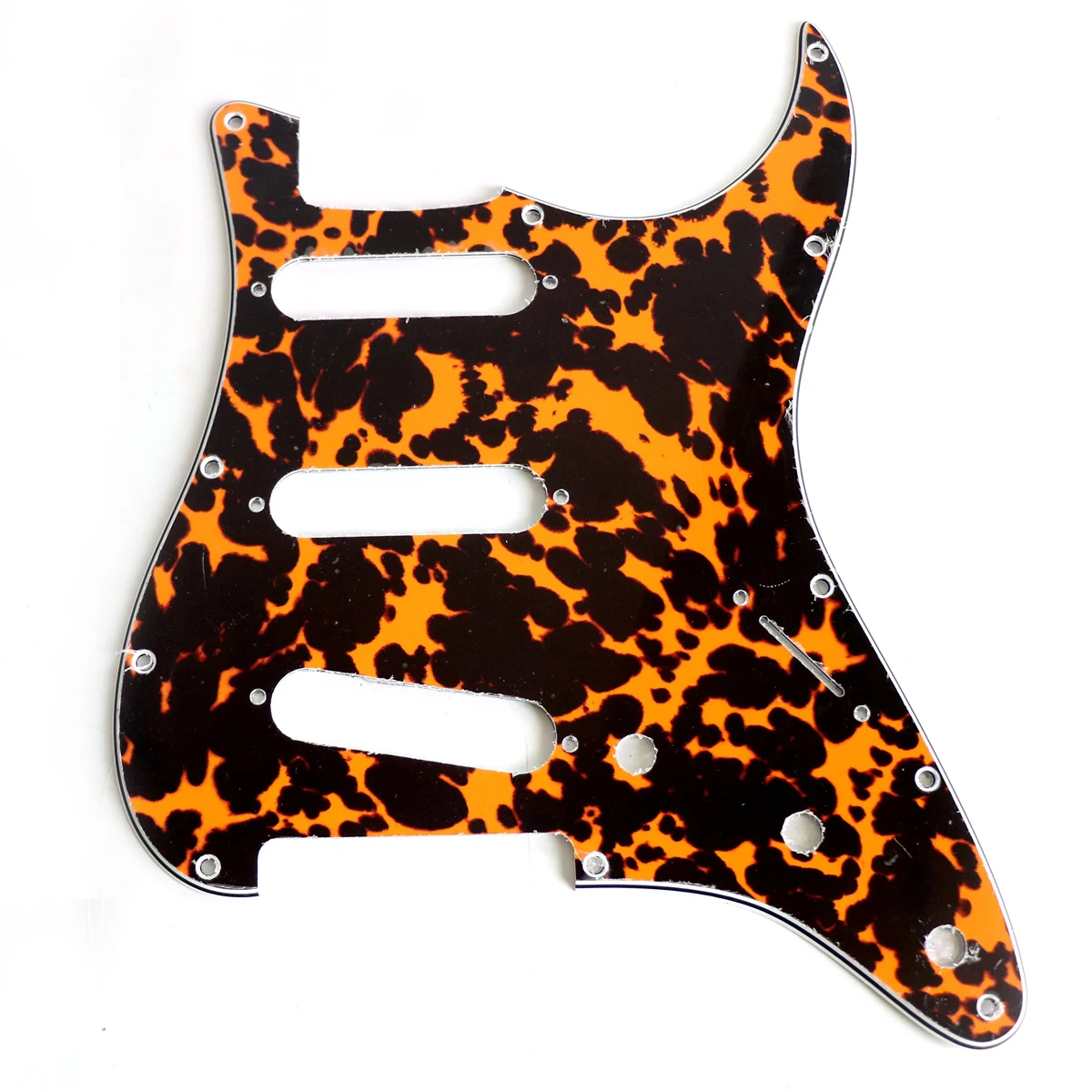 SSS настоящий целлулоид верхний слой большой кот ST гитара в Леопардовый цвет США стандартный шаблон