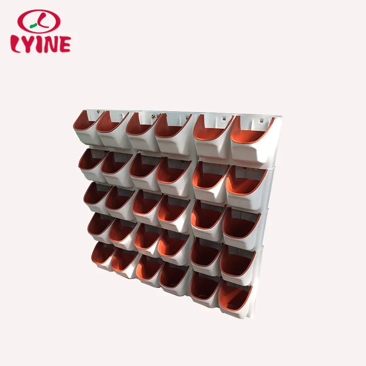 Vertical garden planter artificial plastic wall hanging flower pots