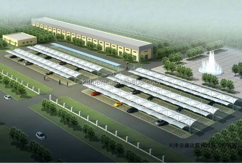 
PVC/PVDF/PTFE Tension Membrane Structure Canopy Tent 