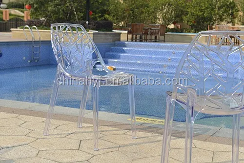 
Modern Design Plastic Crystal Chair Acrylic Chair Outdoor ChairPC-107A 