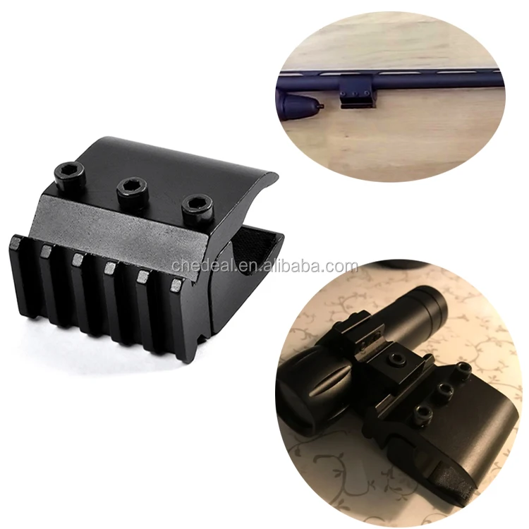 Jialitte 21mm Picatinny Rail Base Adapter Scope Laser Sight Flashlight Converter Barrel Scope Rail Mount