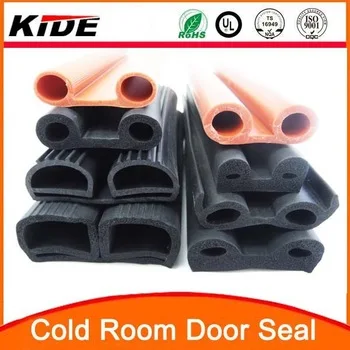 Solid P shaped rubber gasket cold room door seal