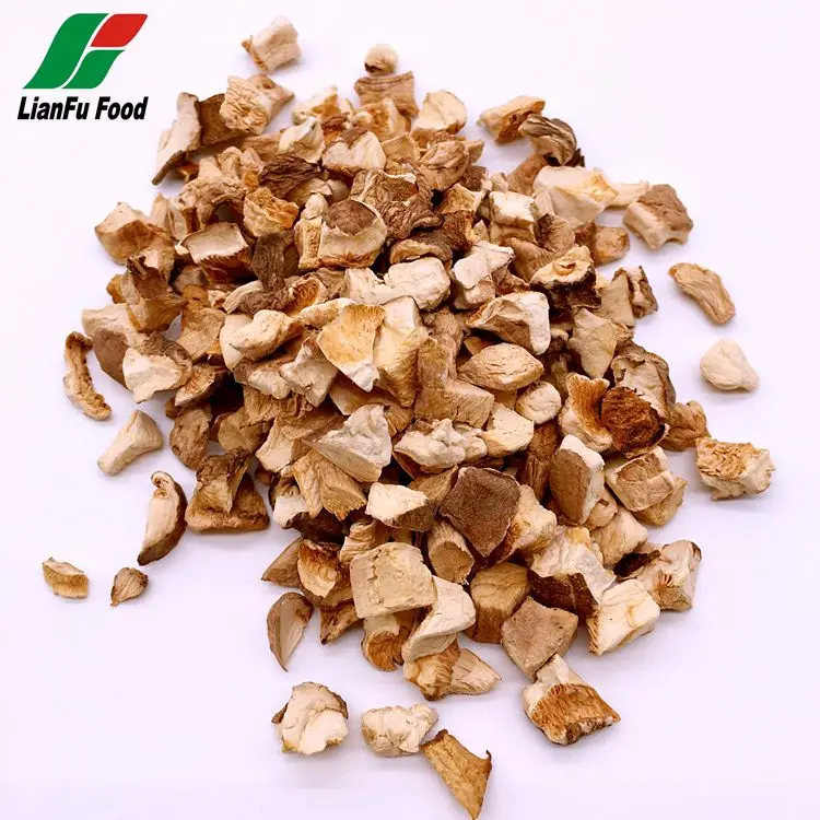 Dehydrated shiitake mushroom dice food grade