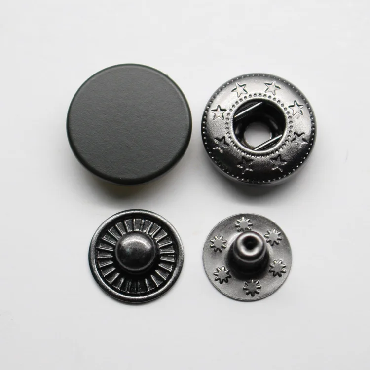 
 Скрытые латунные кнопки-гвоздики для одежды  