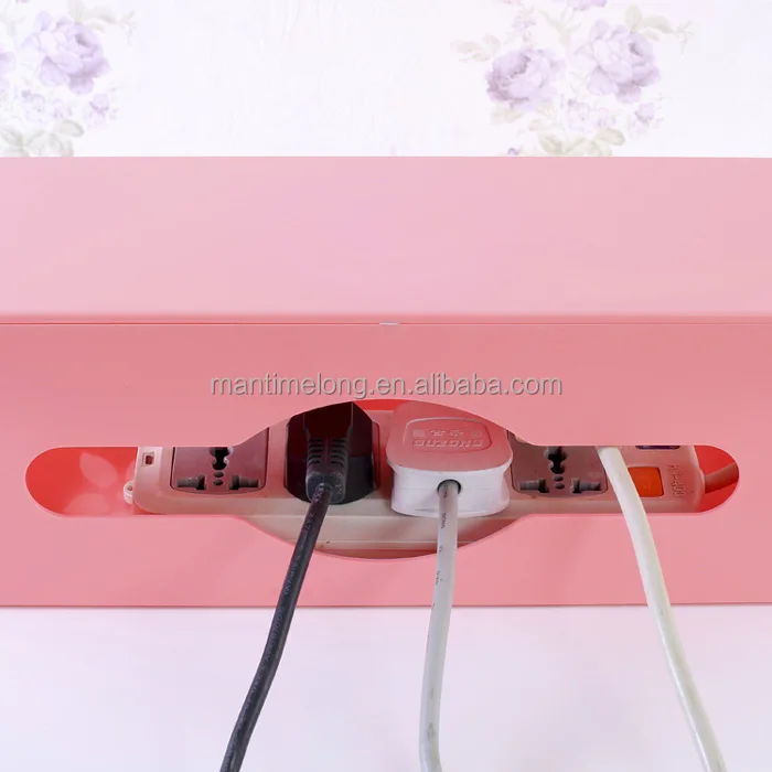 Hollow Flower Cable Box Electrical Outlet Power Strip Wire Cord Organiser Storage Box Tidy Device Cable Tidy Box
