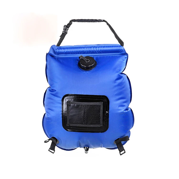 Portable Solar Shower Bag 5 Gallon/20L Solar Heated Outdoor Camping