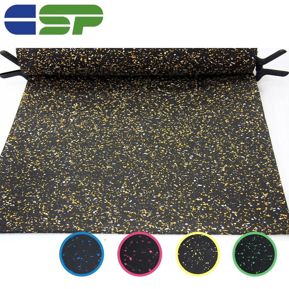 No smell higher density easy clean rubber mat floor for gym