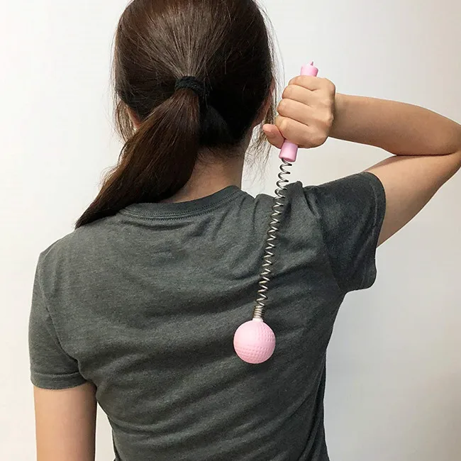 Full Body Reduce Fatigue Pain Hammer Stick Manual Beat Golf Ball Massager Back Shoulder Massager
