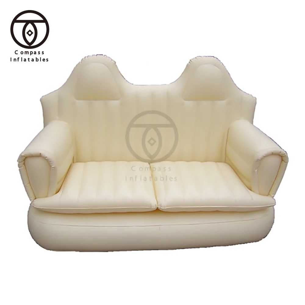 Wholesale Blow Up Pvc Inflatable Sofa Relax Chair Outdoor Camping Inflatable Lounger Couch Sofa